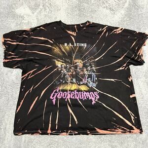 Goosebumps Tie Dye Shirt Mens XL R.L. Stine Scholastic Doll Family Graphic Tee